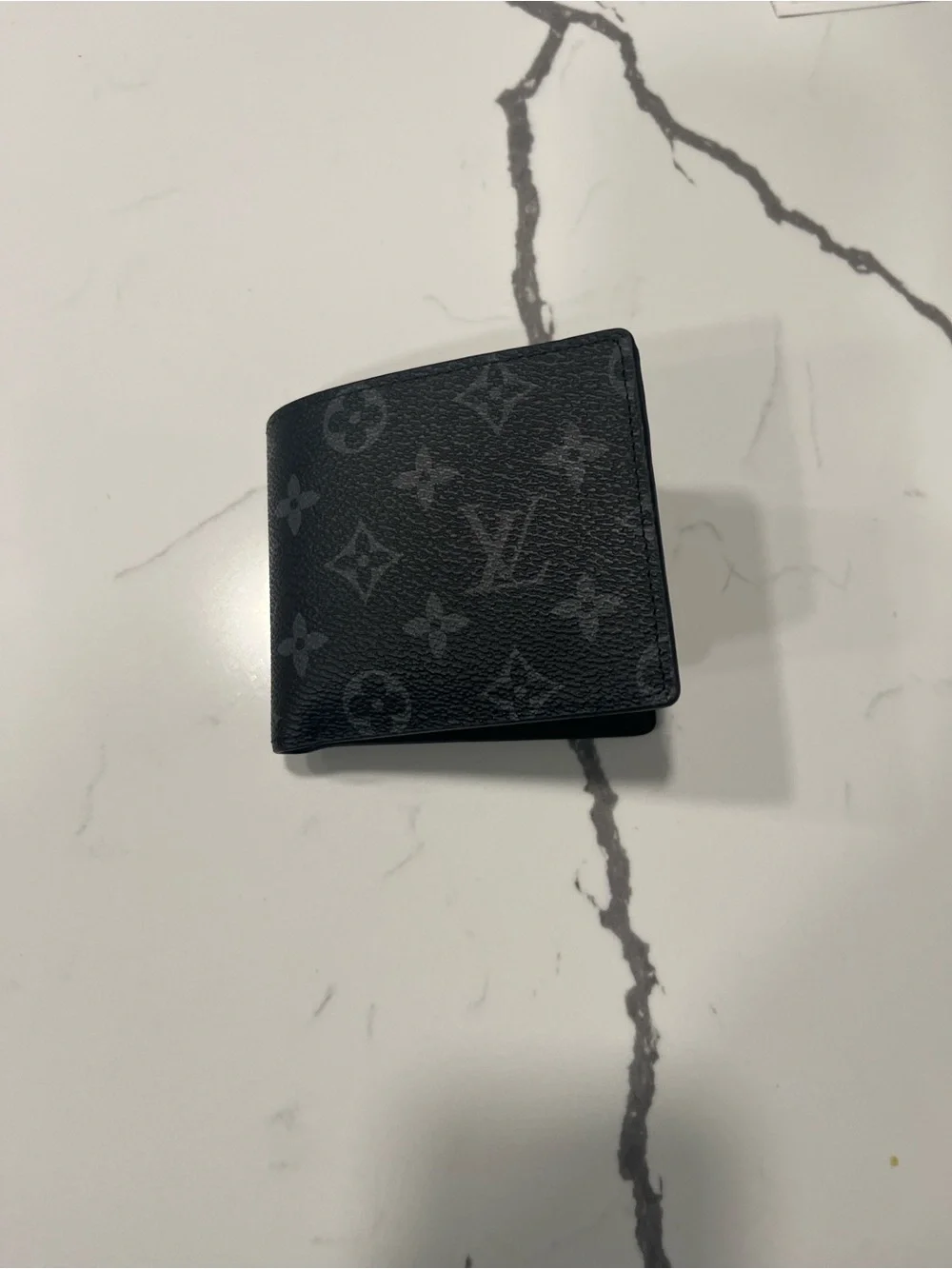 Louis Vuitton Monogram Bi-Fold Wallet in Black